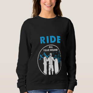 Sudadera Las mujeres viajan todo el año en snowboard Snowbo
