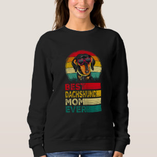 Sudadera Las mujeres vintage mejor dachshund papá del padre