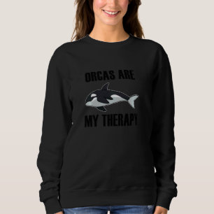 Sudadera Las Orcas Como El Océano Terapéutico Cuelgan La Ma