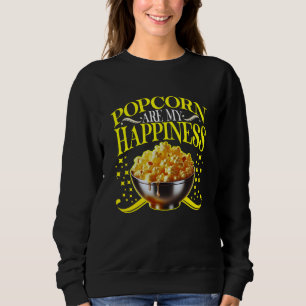 Sudadera las palomitas son mi felicidad