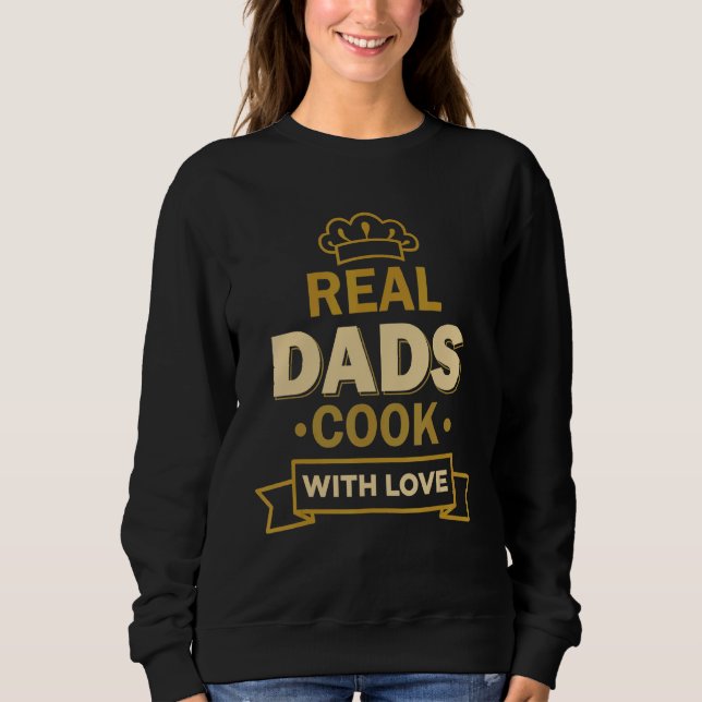 Sudadera Las Papas Cocinan Con Amor Cocinando , Básico , Te (Anverso)