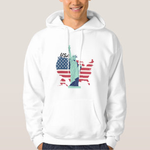 Sudadera Las patrañas masculinas de los Estados Unidos