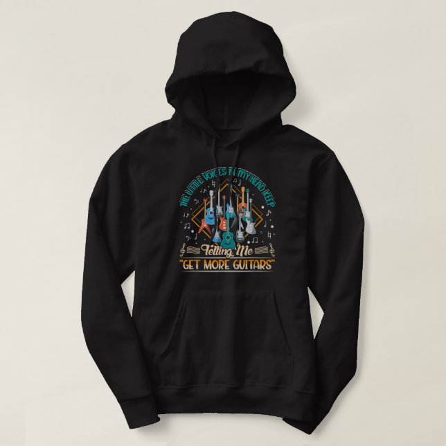 Sudadera Las pequeñas voces en mi cabeza que me sienten cad (Diseño del anverso)