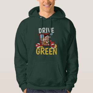 Sudadera Las piedras angulares  Fred & Barney - Drive Green
