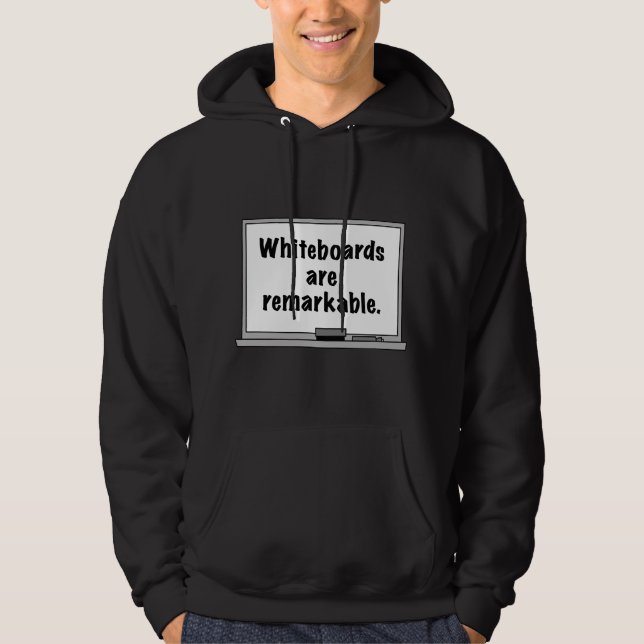 Sudadera Las pizarras son notables (Anverso)