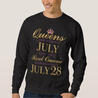 Sudadera Las Reinas Nacen En Julio, Las Reinas Reales Nacen