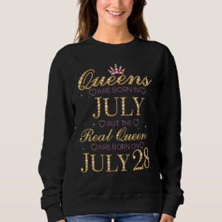 Sudadera Las Reinas Nacen En Julio, Las Reinas Reales Nacen