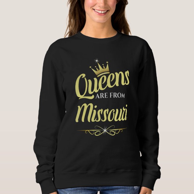 Sudadera Las reinas son de Missouri (Anverso)
