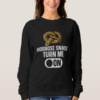 Sudadera Las serpientes de nariz de cerdo me encantan Ser