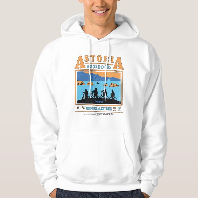 Sudadera Las siluetas tontas sobre el muelle de Astoria (Anverso)