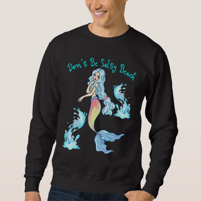 Sudadera Las sirvientas de la playa de Salty Chicas se sire (Anverso)