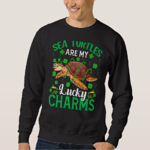 Sudadera Las Tortugas Marinas Son Mi Afortunada Atractiva T