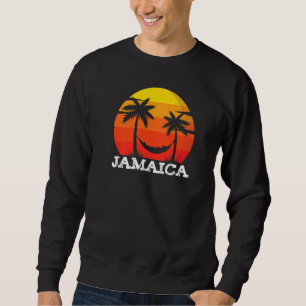 Sudadera Las vacaciones de cosecha de palmeras retro en Jam