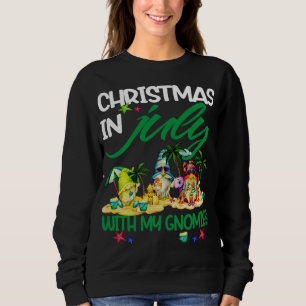 Sudadera Las Vacaciones De Verano Gnomes Navidades En Julio
