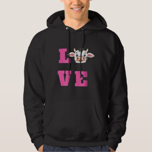 Sudadera Las vacas aman el Rancho de Esposa de Ganadero Moo