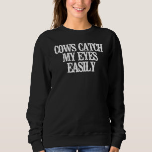 Sudadera Las vacas minimalistas me capturan fácilmente los 