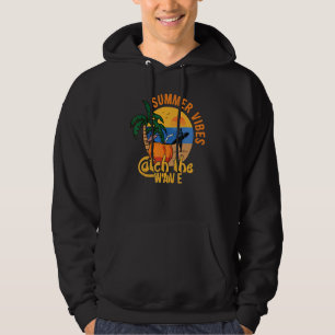 Sudadera Las Vibes De Verano Atraviesan La Playa Del Surf W