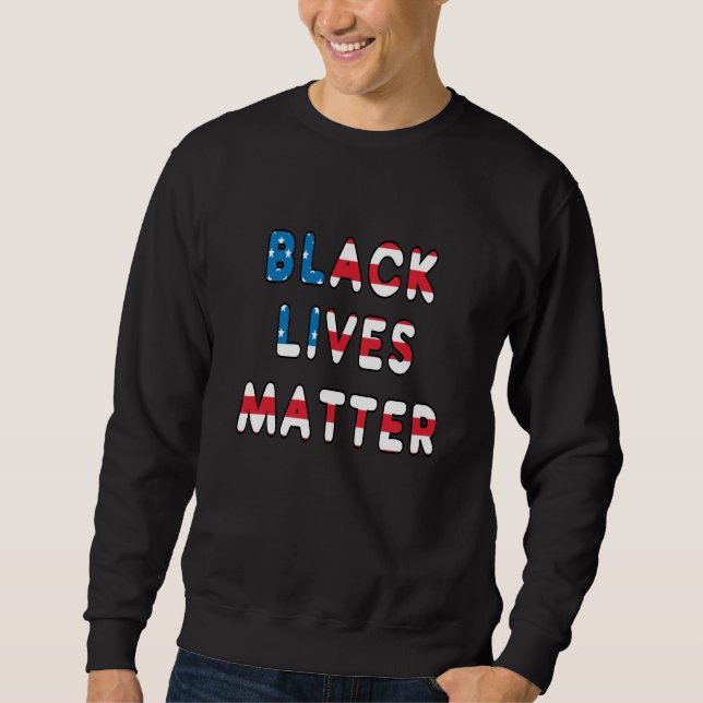 Sudadera Las vidas negras importan BLM (Anverso)