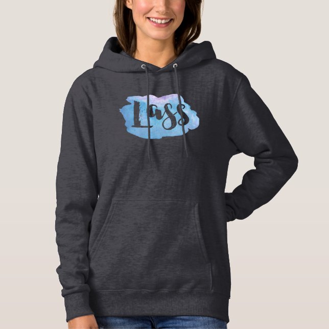 Sudadera Lass, Scottish, Northern English Dialect Hoodie (Anverso)