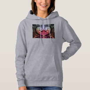 Sudadera Latido, Arte fractal surrealista abstracto
