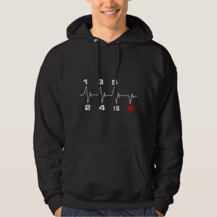 Sudadera Latido del corazón de la caja de cambios manual de