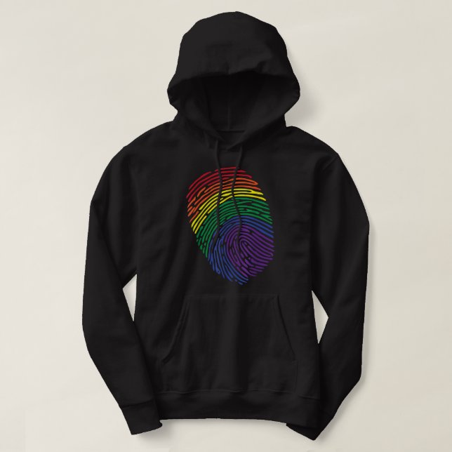 Sudadera Latido LGBT - Lluvia al orgullo LGBT LGBT (Diseño del anverso)