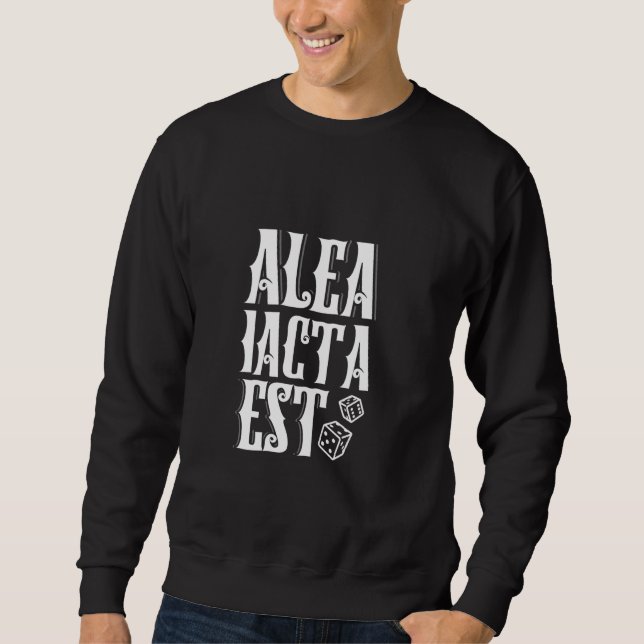 Sudadera Latín - Alea iacta est (Anverso)