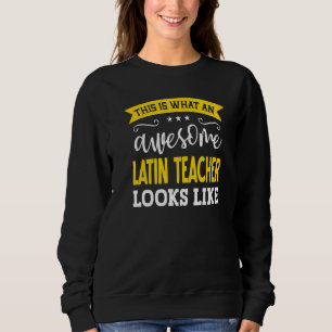 Sudadera Latín profesor cargo empleado trabajador gracioso