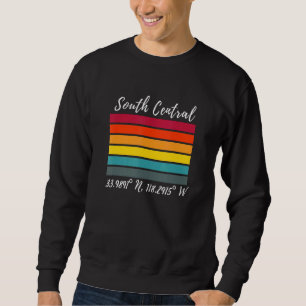 Sudadera Latitud Centro Sur Y Longitud Ca Los Angele