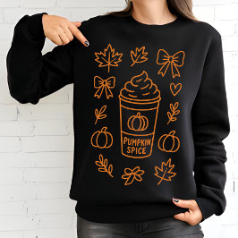 Sudadera Latte de especias de calabaza | Cozy Fall Acción d