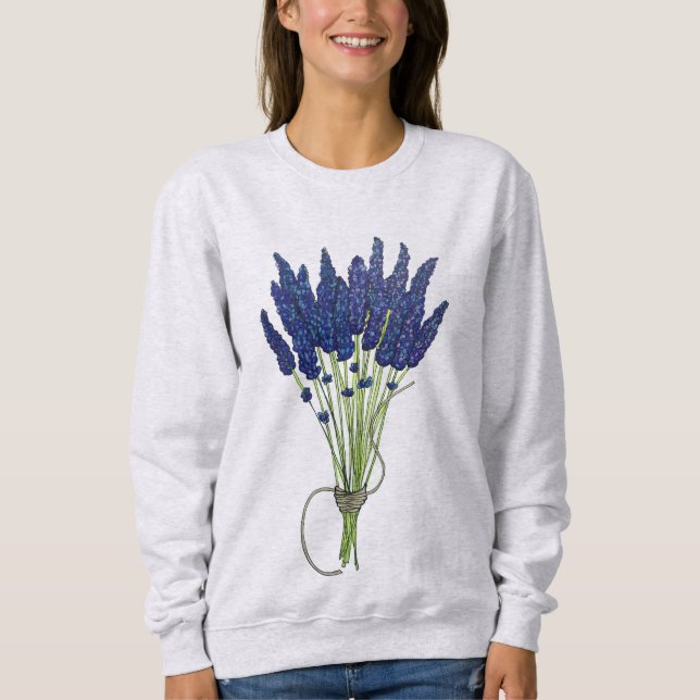 Sudadera Lavandula Lavender Bunch Herb Purple Flower Garden (Anverso)