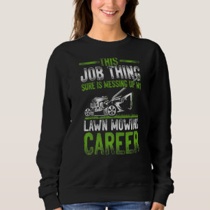 Sudadera Lawn Mower Mowing Dad Padre Landscaper Vintage