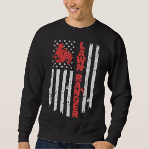 Sudadera Lawnmower Bandera Americana Estados Unidos Ley de 