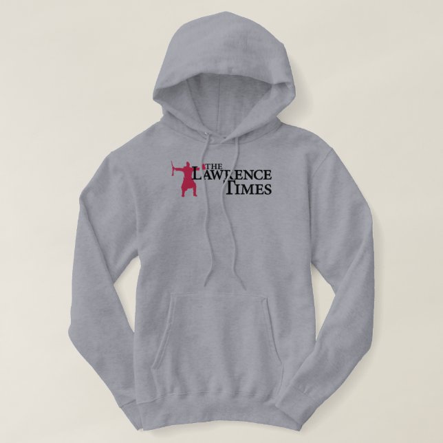Sudadera Lawrence Times adulto hoodie (sólo frontal) (Diseño del anverso)