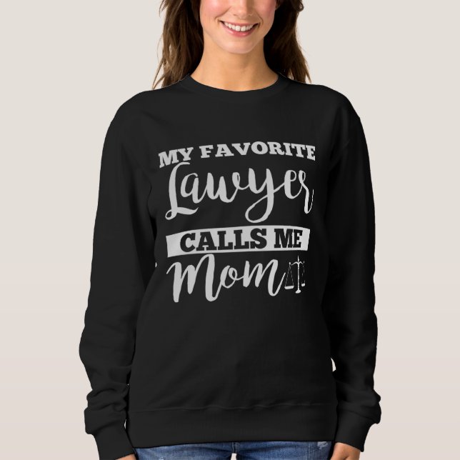 Sudadera Lawyer Mom Apparel  Best Lawyers (Anverso)