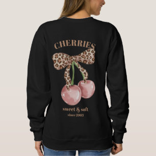Sudadera Lazo de leopardo retro Cereza Dulce & Suave Desde 