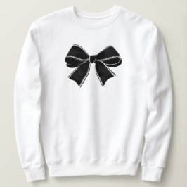 Sudadera Lazo Estético Coquette