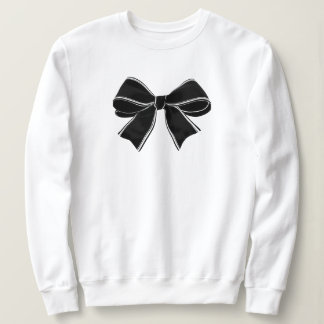Sudadera Lazo Estético Coquette