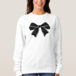 Sudadera Lazo Estético Coquette