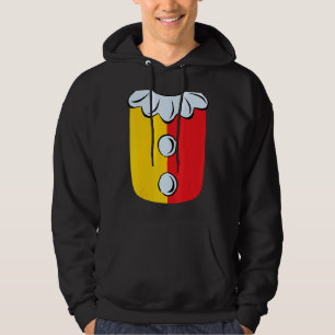 Sudadera Lazy Costume Tees Clowe Dos Paneles De Color