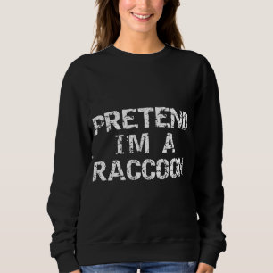 Sudadera Lazy Halloween Disstume Funny Chiste fácil Finge q