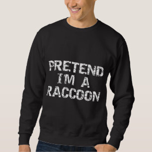 Sudadera Lazy Halloween Disstume Funny Chiste fácil Finge q