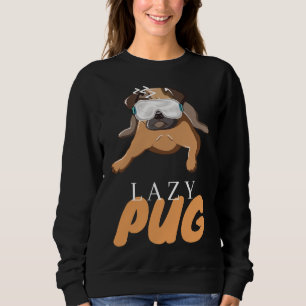 Sudadera Lazy Pug Cute Dog regalo Classic T-Shirt 299