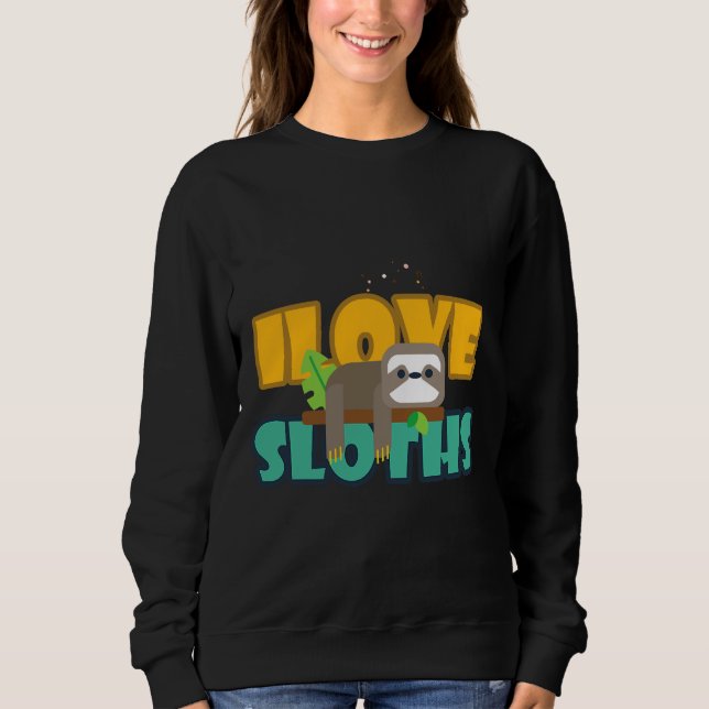 Sudadera Lazy Sloth 53 (Anverso)