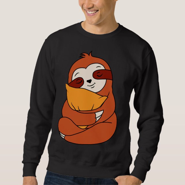 Sudadera Lazy Sloth Cuddle Eslora De Sueño Cuesta Con P (Anverso)