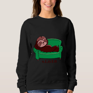Sudadera Lazy Sloth En El Sofá