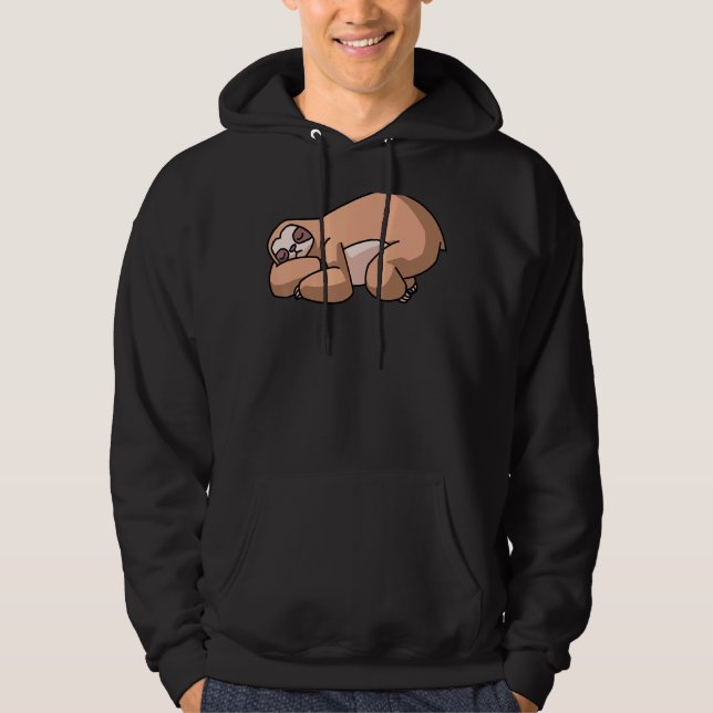 Sudadera Lazy Sloth Mi Animal Espiritual Es Una Leche (Anverso)
