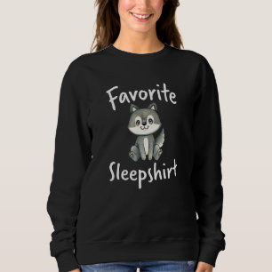 Sudadera Lazy Wolf Wolves Nap Duerme Durmiendo Pajamas Paja