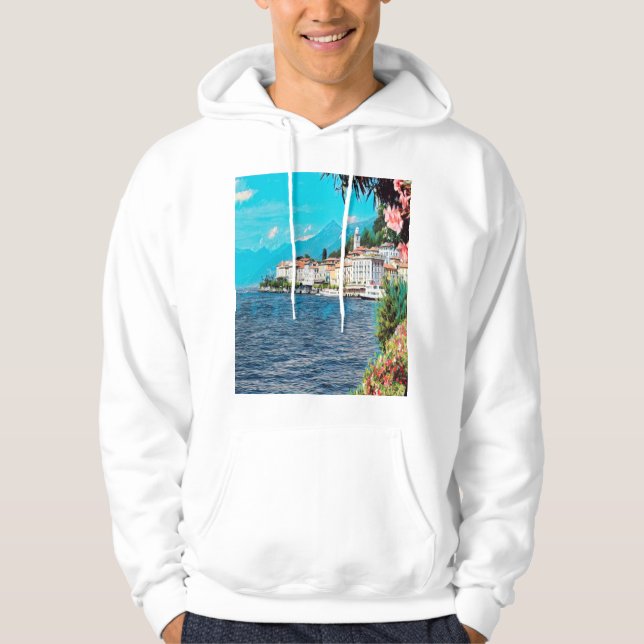 Sudadera ldp BELLAGIO - Lago Como - (Anverso)
