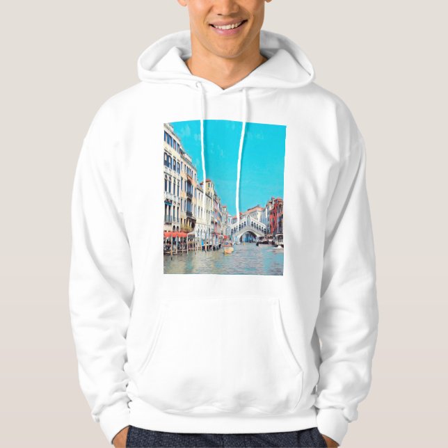 Sudadera ldp VENICE - Gran Canal - Playa Rialto - (Anverso)